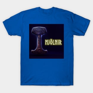 Mighty Mjolnir Thor Hammer Norse T-Shirt